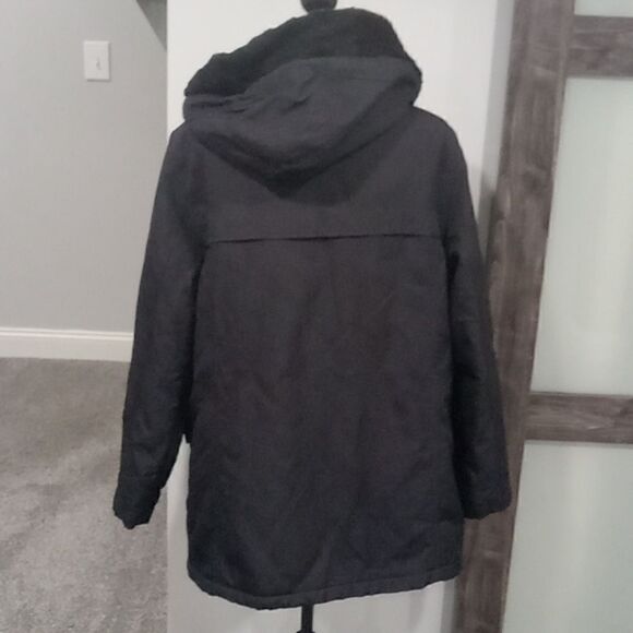 Banana Republic  winter coat w faux shearling lining. zip & button closure XL - Picture 6 of 7